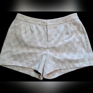 Lauren Conrad Lace Cream Shorts